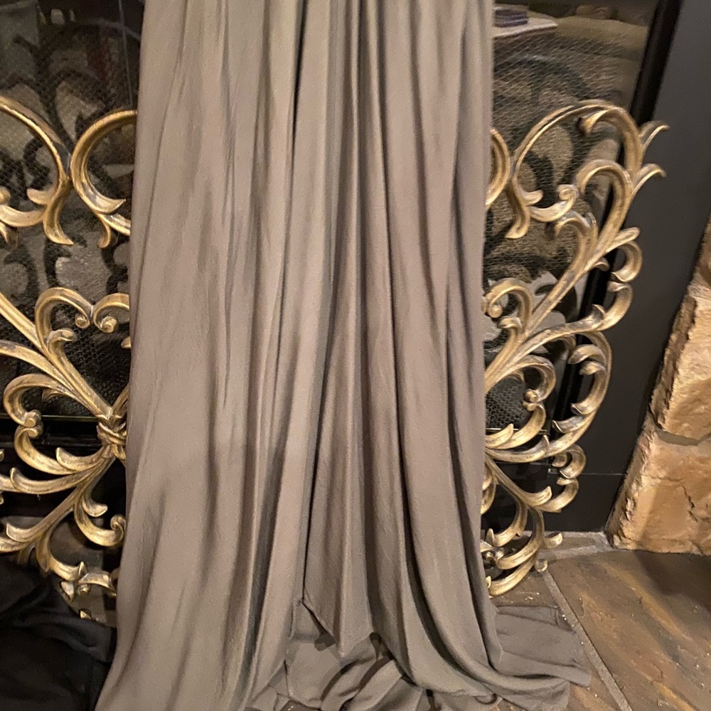 Love stitch long olive bohemian maxi dress - Picture 7 of 7